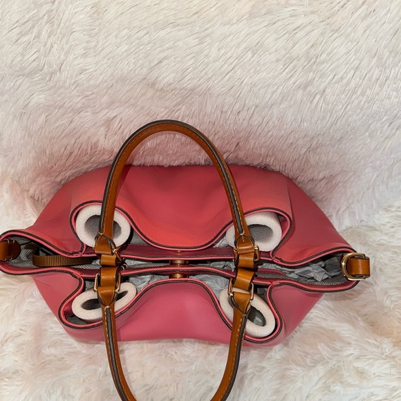 Dooney & Bourke Large Barlow in Bubble Gum - Picture 13 of 16